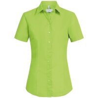 Greiff Damen-Bluse BASIC, Regular Fit, Stretch, easy-care, 6516, apfelgrün, Größe 48