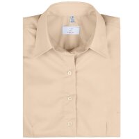 Greiff Damen-Bluse BASIC, Regular Fit, Stretch, easy-care, 6516, beige, Größe 42