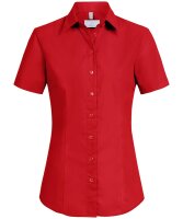 Greiff Damen-Bluse BASIC, Regular Fit, Stretch, easy-care, 6516, rot, Größe 40