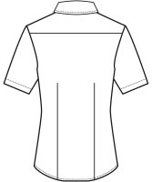 Greiff Damen-Bluse BASIC, Regular Fit, Stretch, easy-care, 6516, rot, Größe 40