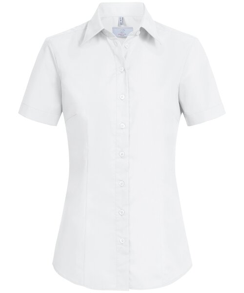 Greiff Damen-Bluse BASIC, Regular Fit, Stretch, easy-care, 6516, weiß, Größe 52