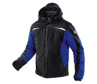 Kübler Winter Softshell Jacke, Farbe: Schwarz/Kbl. Blau, Größe: XXL