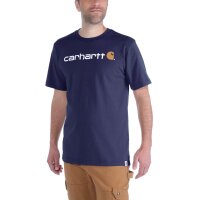 Carhartt 103361 Core Logo Herren-T-Shirt Marineblau XS