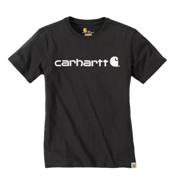 Carhartt 103592 - WK195 Womens Workwear Logo Short Sleeve T-Shirt - Schwarz - Medium