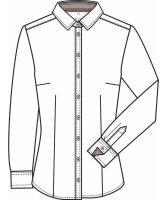 Greiff Damen Bluse 1/1 CORPORATE WEAR 6560 PREMIUM Slim Fit - Weiß - Gr. 36