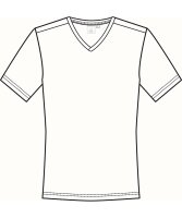 Greiff Herren-Shirt V-Neck 1/2 CORPORATE WEAR 6824 SHIRTS Regular Fit - Anthrazit - Gr. XL