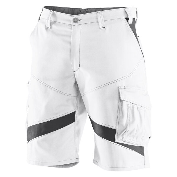 KÜBLER ACTIVIQ Shorts, Farbe: Weiß/Anthrazit, Größe: 40