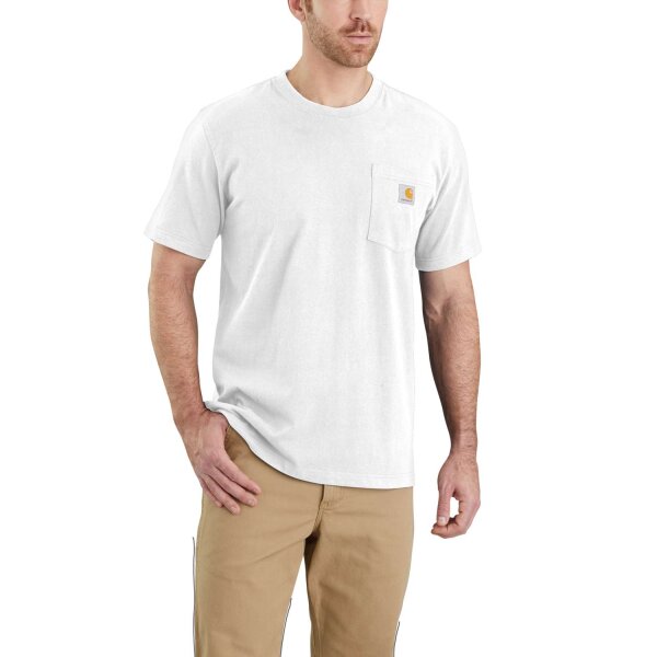 Carhartt 103296 Herren T-Shirt Work Pocket Weiß XL
