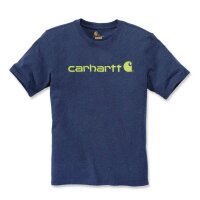 Carhartt 103361 Core Logo Herren-T-Shirt Dark Cobalt Blue...