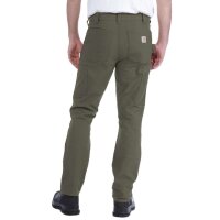 Carhartt Herren Rugged Flex Straight Fit Duck Double-Front Tapered Utility Work Pant Tarmac W40/L32