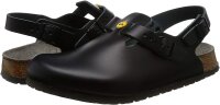 BIRKENSTOCK womens Tokyo in Black from Leather Clogs Narrow, Size: 42