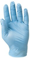Handschuhe Nitril 100er Pack gepudert Latexfrei unsteril - Blau - Gr. L