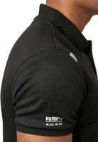 PUMA WORKWEAR Premium Arbeitshemd - Poloshirt aus robustem Gewebe und Reflektoren - Schwarz - Gr. 4XL
