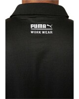 PUMA WORKWEAR Premium Arbeitshemd - Poloshirt aus robustem Gewebe und Reflektoren - Schwarz - Gr. XXL