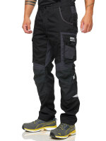 PUMA WORKWEAR Premium Arbeitshose mit vielen Taschen und extra verstärktem Nylon Gewebe - Schwarz - Gr. 44