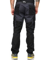 PUMA WORKWEAR Premium Arbeitshose mit vielen Taschen und extra verstärktem Nylon Gewebe - Schwarz - Gr. 62