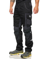 PUMA WORKWEAR Premium Arbeitshose mit vielen Taschen und extra verstärktem Nylon Gewebe - Schwarz - Gr. 60