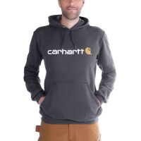 Carhartt 100074 Sweatshirt mit Signature Logo - Carbon Heather - L