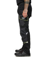 PUMA WORKWEAR Premium Arbeitshose mit vielen Taschen und extra verstärktem Nylon Gewebe - Schwarz-Neon - Gr. 50