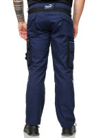 PUMA WORKWEAR Premium Arbeitshose mit vielen Taschen und extra verstärktem Nylon Gewebe - Marineblau - Gr. 46