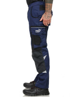 PUMA WORKWEAR Premium Arbeitshose mit vielen Taschen und extra verstärktem Nylon Gewebe - Marineblau - Gr. 58