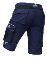 PUMA WORKWEAR Premium Arbeitsshorts mit vielen Taschen und verstärktem Material - Marineblau - Gr. 48