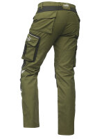 PUMA WORKWEAR Premium Arbeitshose mit vielen Taschen und extra verstärktem Nylon Gewebe - Grün/Schwarz - Gr. 58