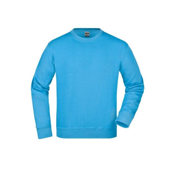 James & Nicholson Workwear Sweatshirt JN840 Klassisches Rundhals-Sweatshirt