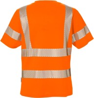 FRISTADS High Vis Damen-T-Shirt, Kl. 2 7458 THV Warnschutz-Orange L