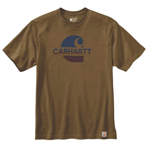Carhartt Herren Relaxed Fit Heavyweight Short-Sleeve C Graphic T-Shirt