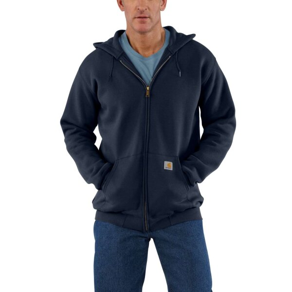 Carhartt  Herren Sweatshirt - Midweight Hooded Zip Front Sweatshirt -  New Navy - S