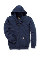 Carhartt  Herren Sweatshirt - Midweight Hooded Zip Front Sweatshirt -  New Navy - S