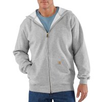 Carhartt  Herren Sweatshirt - Midweight Hooded Zip Front Sweatshirt -  Heather Grey - XL