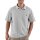 Carhartt Herren Loose Fit Midweight Short-Sleeve Pocket Polo Shirt, Heather Grey, M