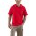 Carhartt Herren Loose Fit Midweight Short-Sleeve Pocket Polo Shirt, Red, L