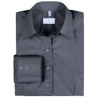 Greiff Damen-Bluse BASIC, Regular Fit, Stretch, easy-care, 6515, Farbe: Anthrazit, Größe: 32