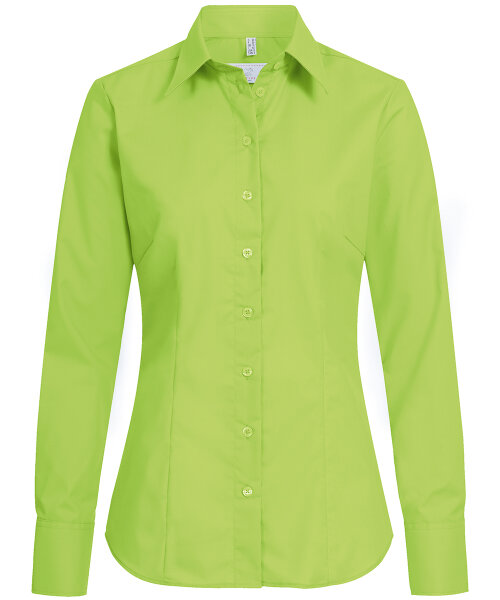 Greiff Damen-Bluse BASIC, Regular Fit, Stretch, easy-care, 6515, Farbe: Apfelgrün, Größe: 50