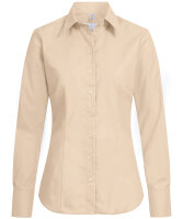 Greiff Damen-Bluse BASIC, Regular Fit, Stretch, easy-care, 6515, Farbe: Beige, Größe: 36