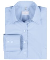 Greiff Damen-Bluse BASIC, Regular Fit, Stretch, easy-care, 6515, Farbe: Bleu, Größe: 38