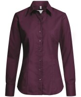 Greiff Damen-Bluse BASIC, Regular Fit, Stretch, easy-care, 6515, Farbe: Brombeere, Größe: 32