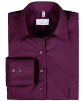 Greiff Damen-Bluse BASIC, Regular Fit, Stretch, easy-care, 6515, Farbe: Brombeere, Größe: 32