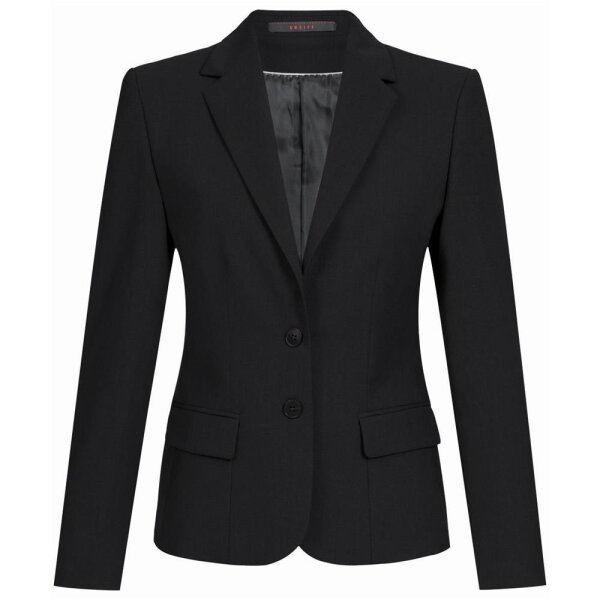 GREIFF Damen-Blazer Anzug-Jacke PREMIUM comfort fit - Style 1441, Farbe: Schwarz, Größe: 48