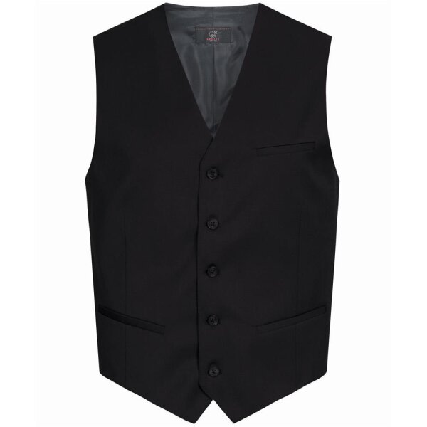 GREIFF Herren-Weste Anzug-Weste BASIC comfort fit - Style 1225, Farbe: schwarz, Größe: 110
